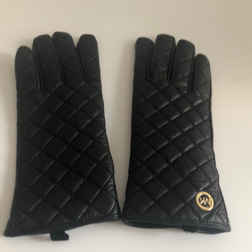 COPY - MK leather winter gloves